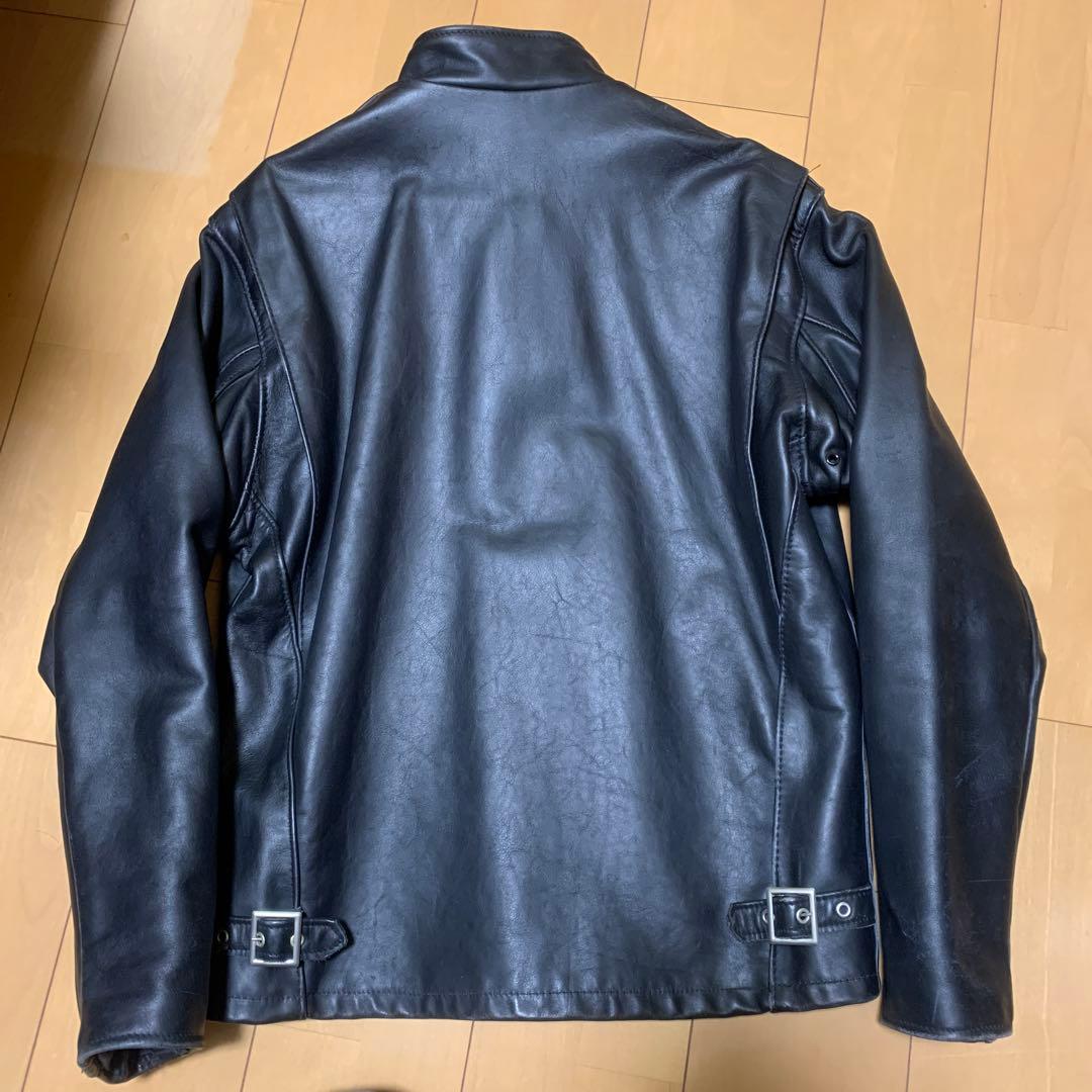 schott シングルライダースジャケット サイズ38