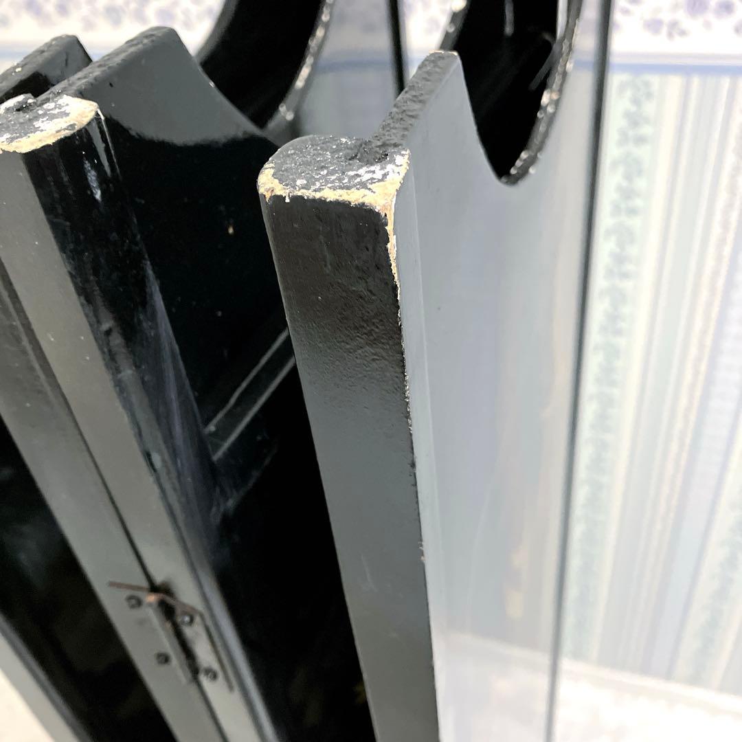 中国骨董 螺鈿細工 屏風 四龍 4連屏風 パーテーション - メルカリ