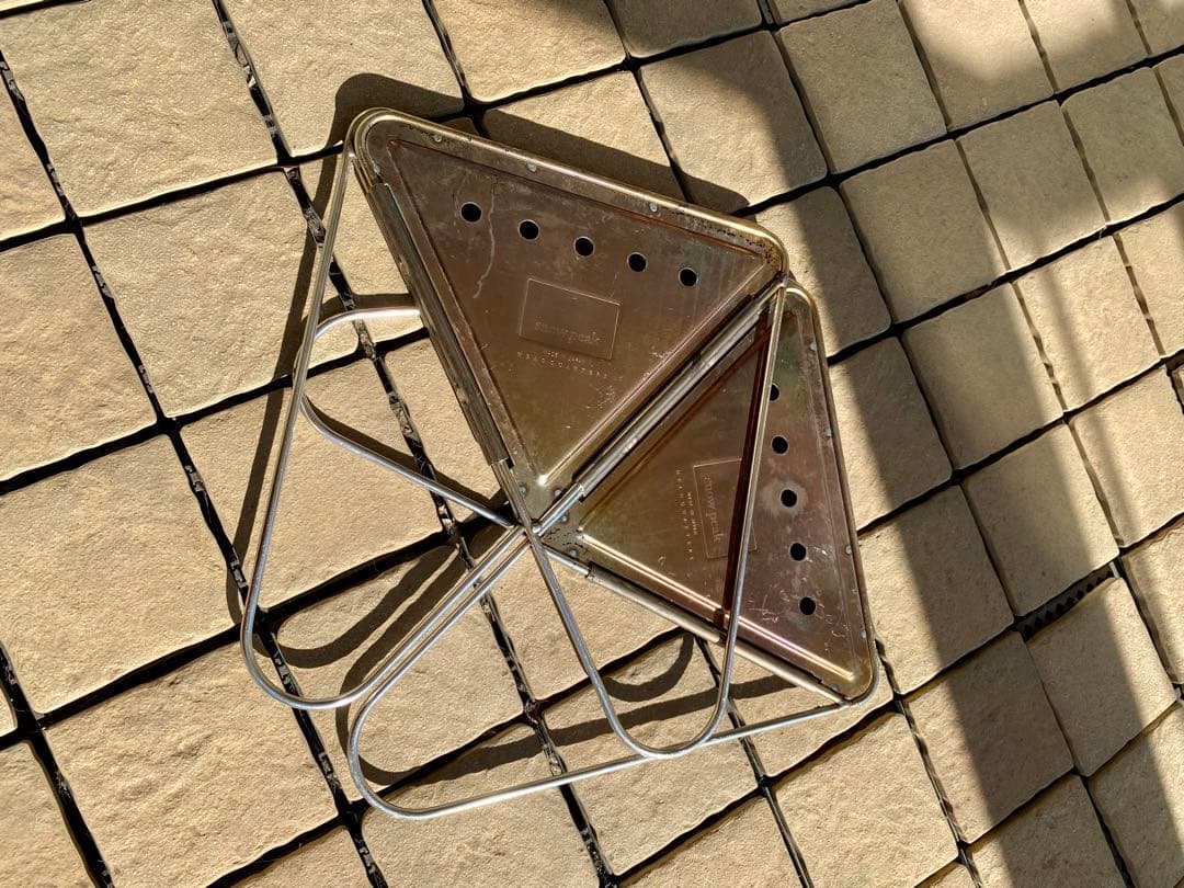 ちょこれーと スノーピーク 折りたたみ式焚き火台 S ステンレス製