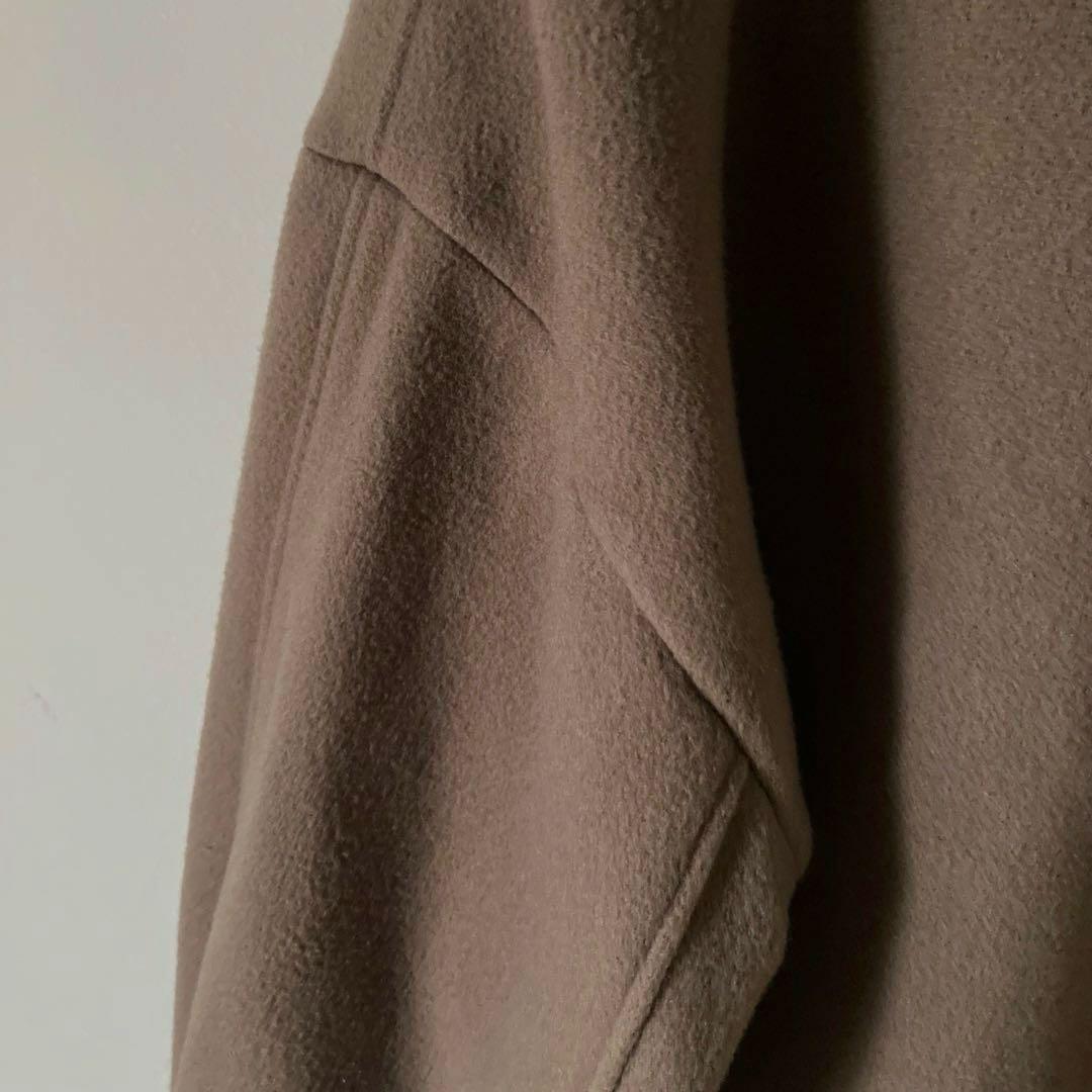 ノートエシロンス＊super120 メルトンウール ボリュームコート note et