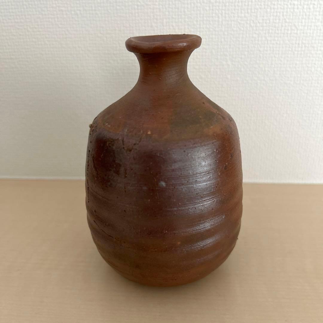 徳利 備前 白山 木箱あり - 工芸品ヴィンテージ