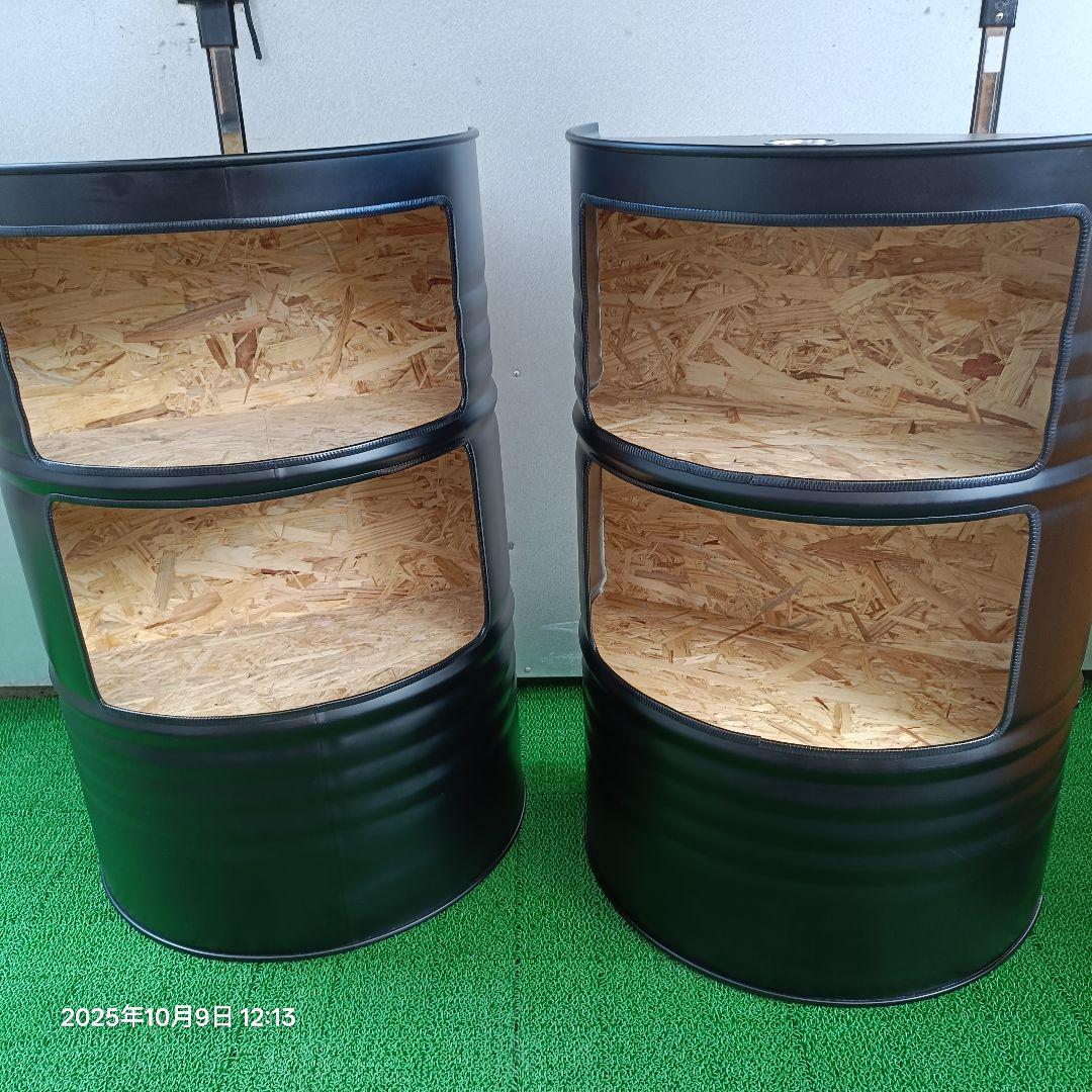 BoreCrew様専用！ドラム缶 ボックス マッドブラック OSB合板