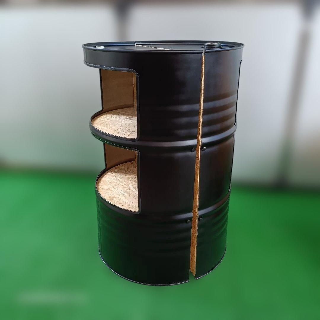 BoreCrew様専用！ドラム缶 ボックス マッドブラック OSB合板