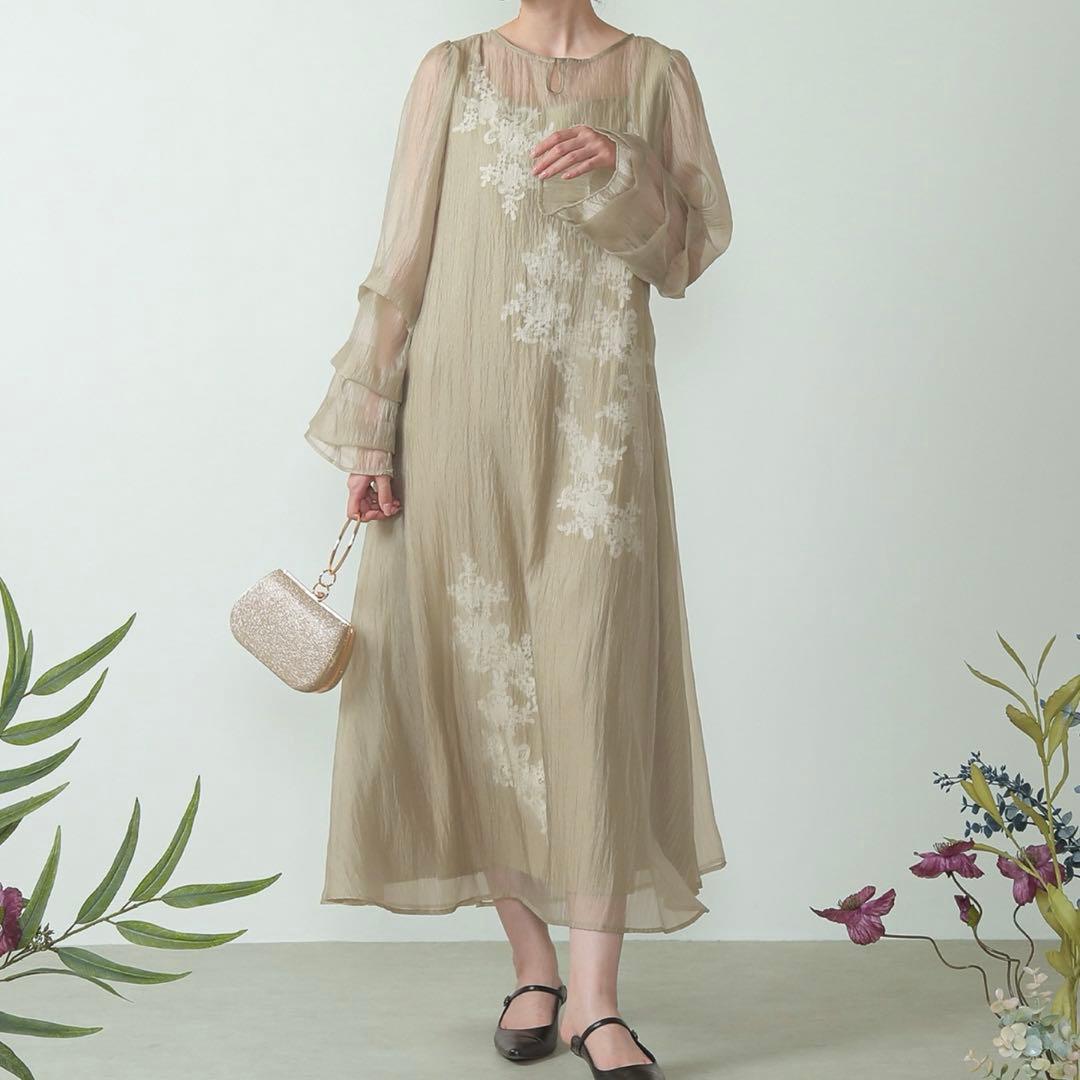 niana シアーAラインワンピース