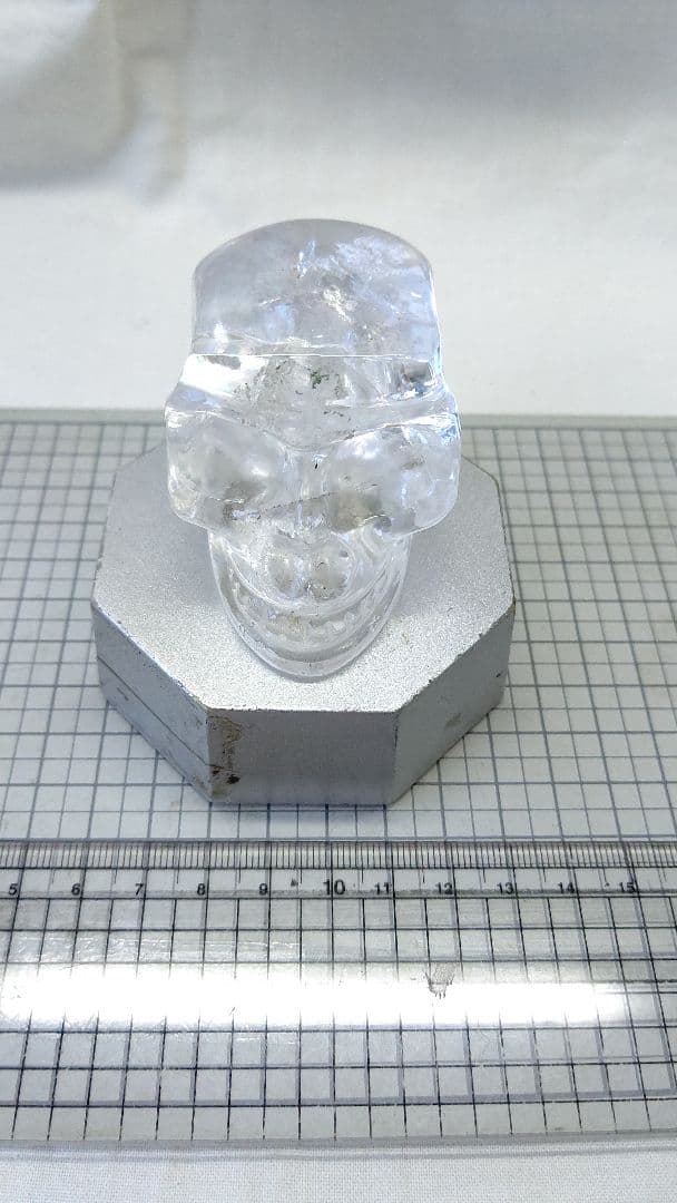 特大クリスタルスカル 水晶髑髏 天然石加工品 オーパーツ マヤ