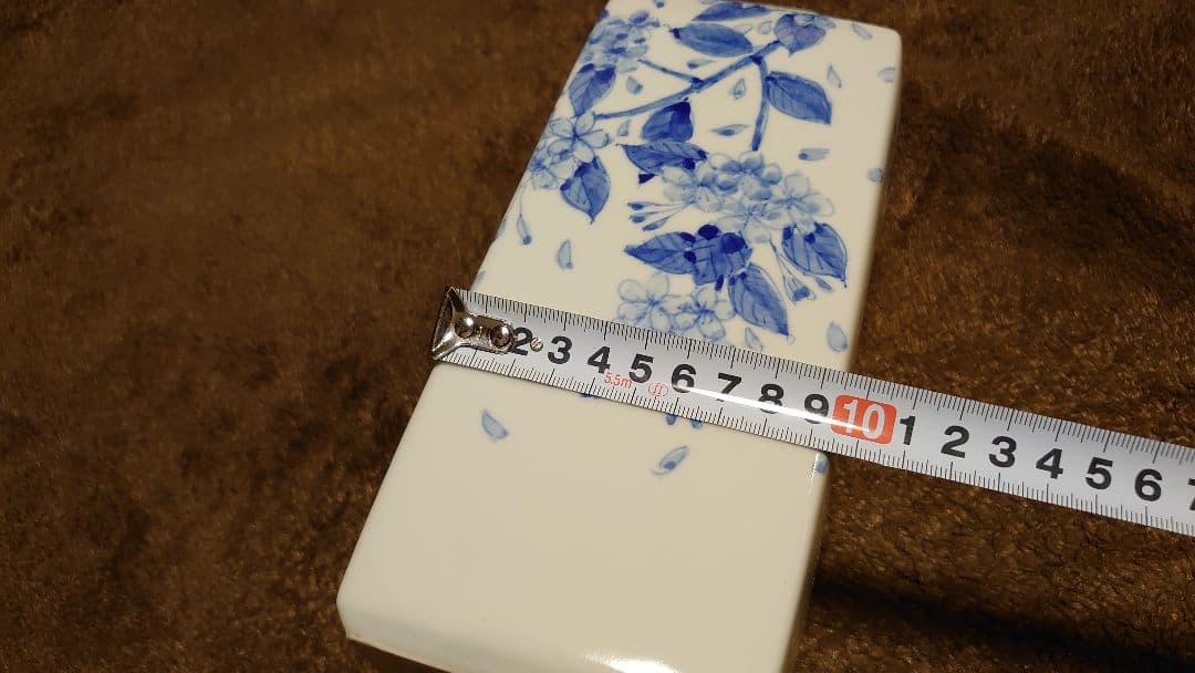 李朝 古染付 染付 古伊万里 伊万里 小壺 角壺 桜 1