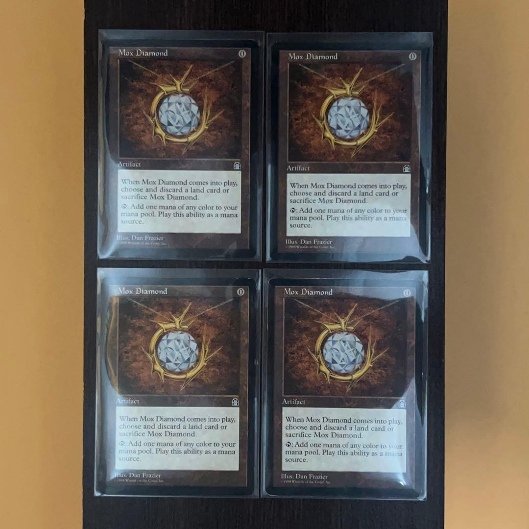 MTG モックス・ダイアモンド Mox Diamond 英語 4枚セット