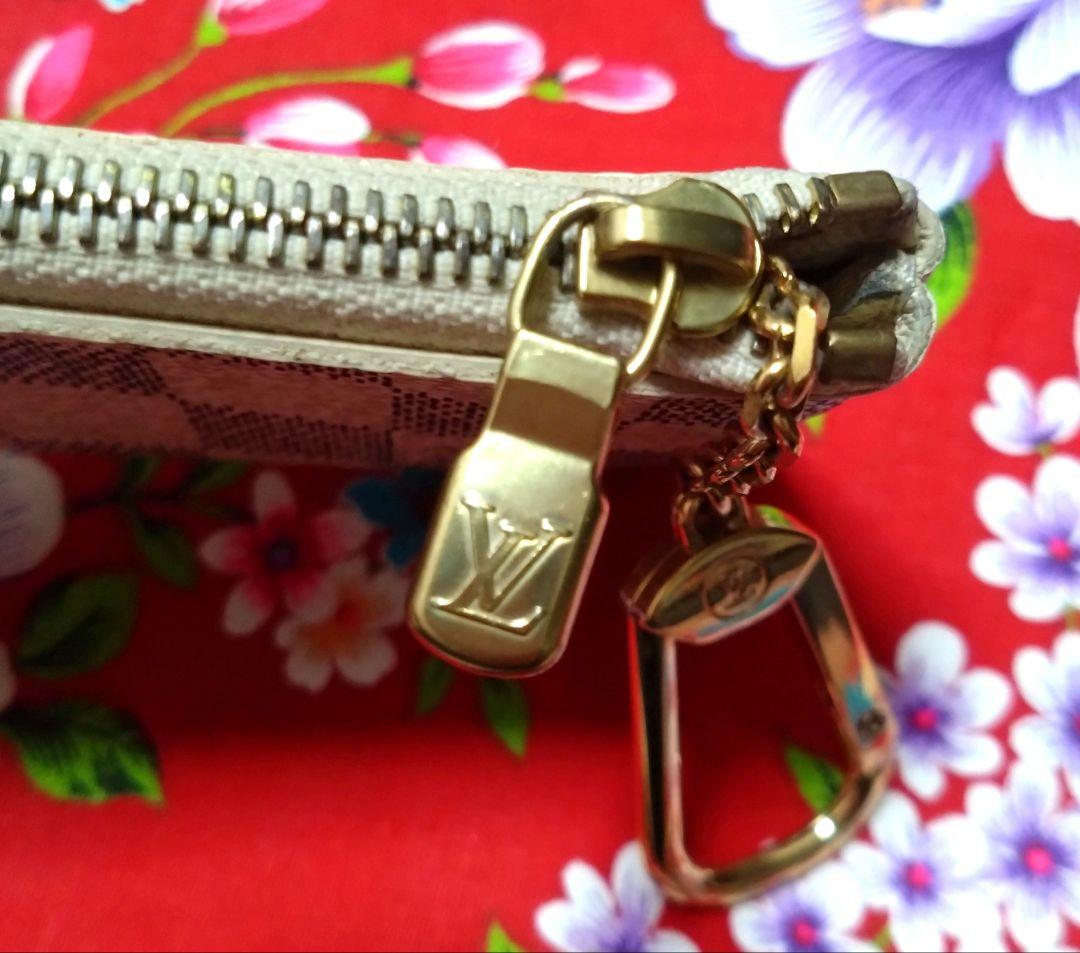 ルイヴィトン LV ポシェット クレ 小銭入れ ケース ダミエアズール