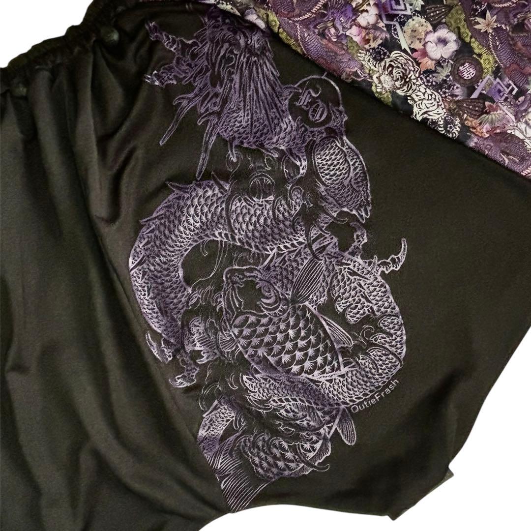 【美品】QutieFrashラップ付きサルエルパンツ