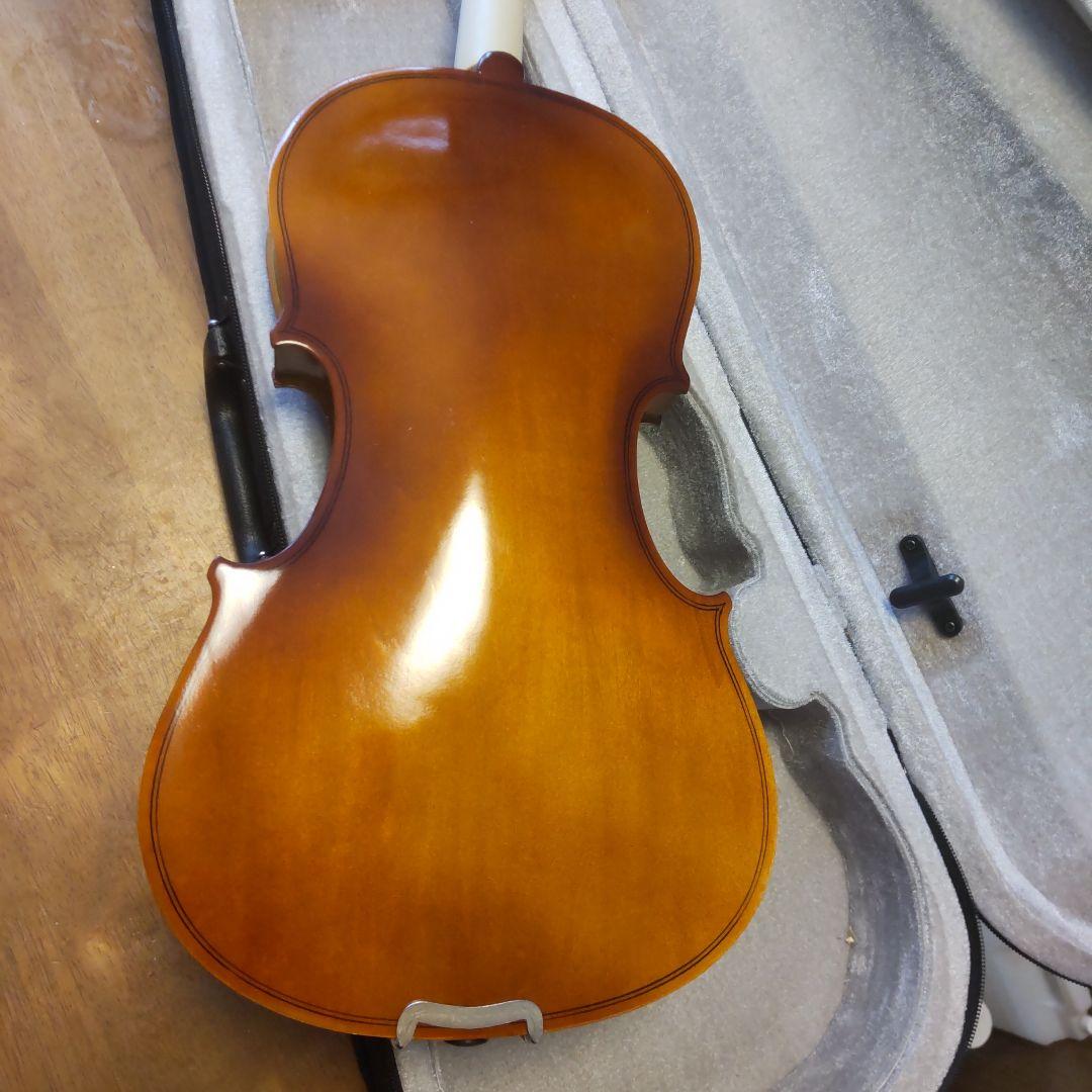 4/4フルサイズバイオリン AN-01 茶色 ハードケース、弓、松脂付