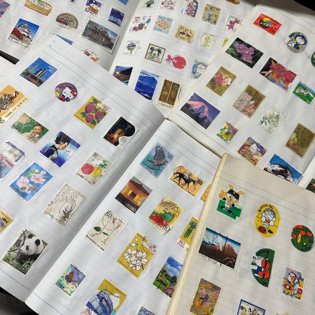 昭和50年〜 切手集 約1万枚 日本/海外