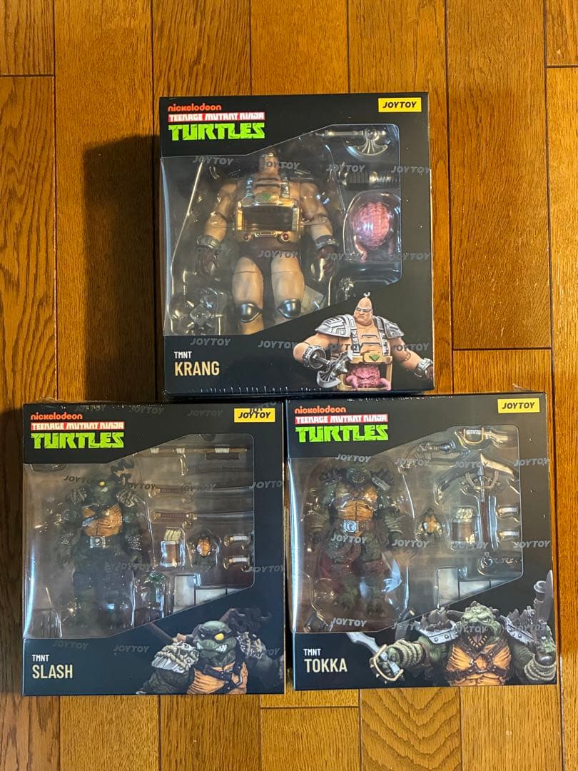JOYTOY TMNT 1/18 スラッシュ & トッカ & クランゲ - メルカリ
