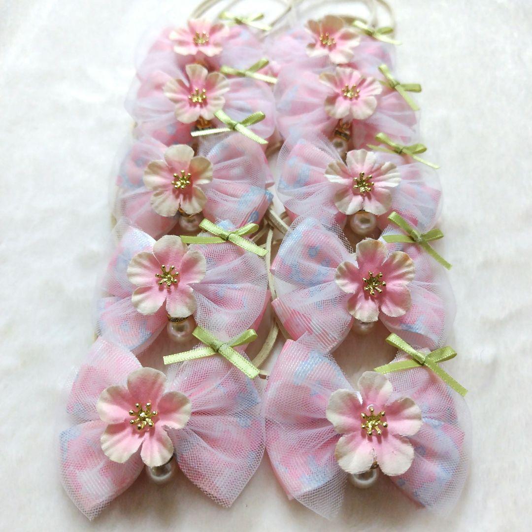 桜チョーカーネックレス | Atelier＊NAGI トリミングチョーカー 春