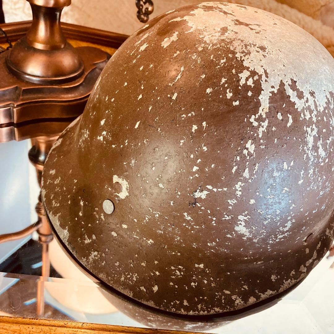 湯布院アンティーク ビンテージ ミリタリー ヘルメット 個人装備 当時