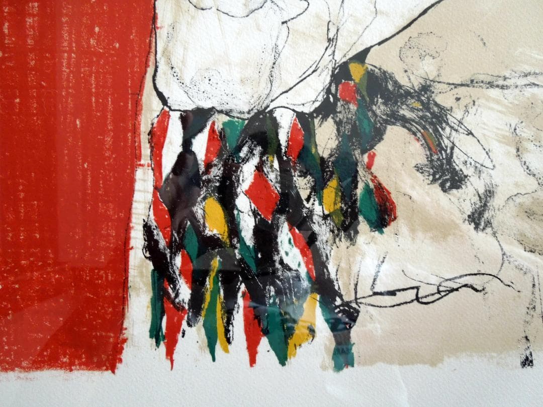 レア 真作 1977年 ジャン ジャンセン 大判 直筆サイン ピカソ ダリの