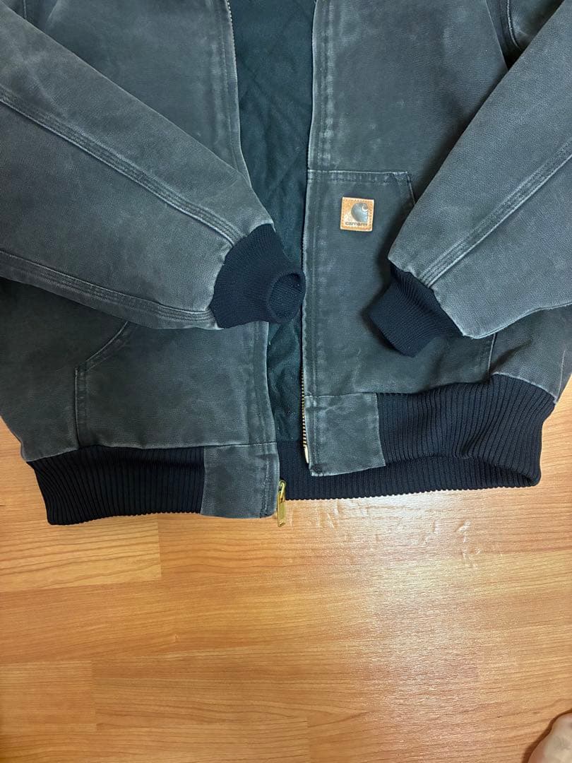 【美品】カーハート アクティブジャケット アクティブパーカー BLK