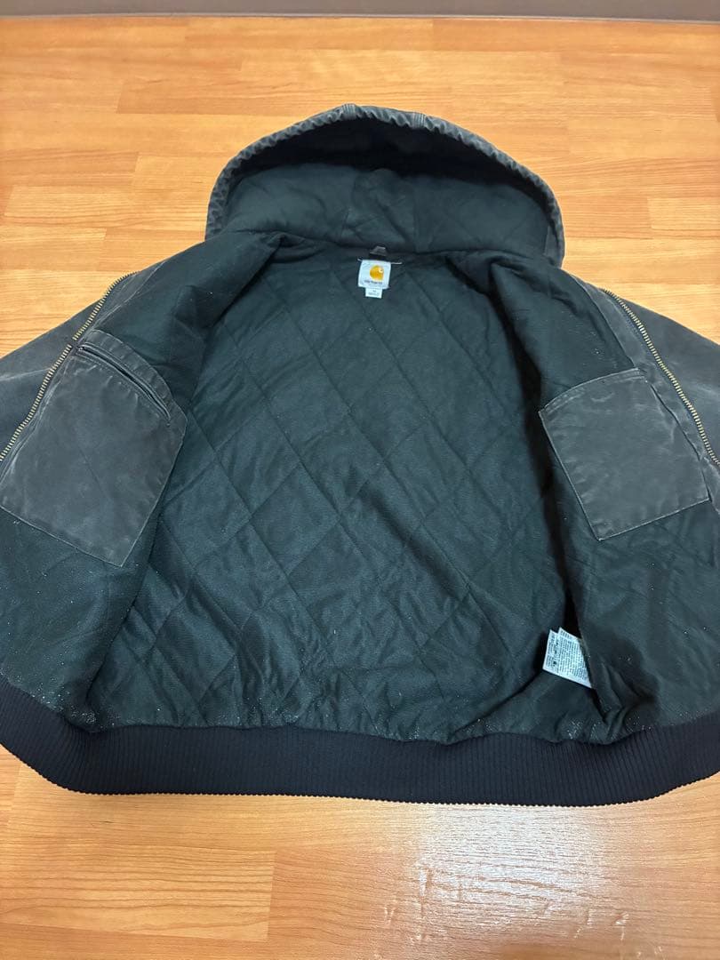 【美品】カーハート アクティブジャケット アクティブパーカー BLK