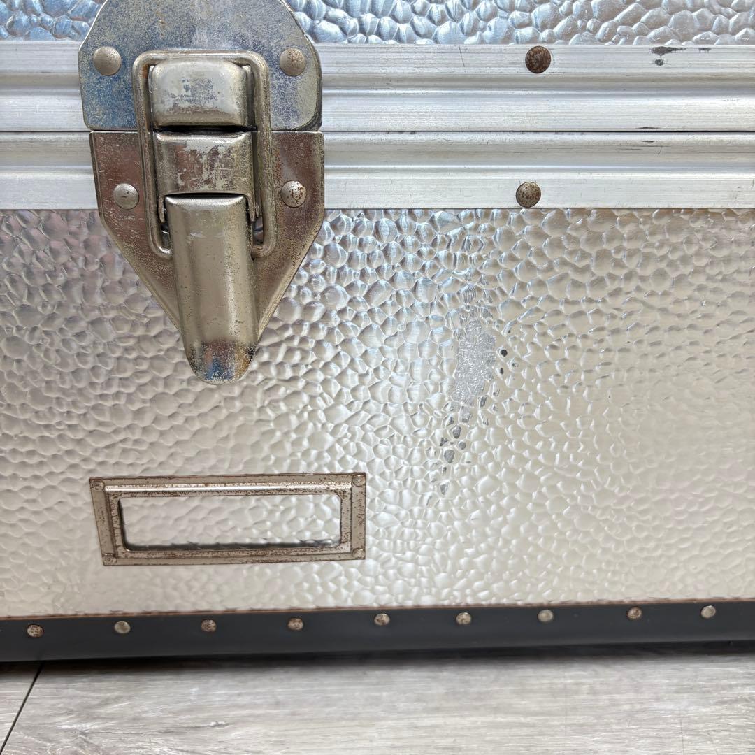 ヴィンテージ】アルミ大型トランク 船トランク ケース