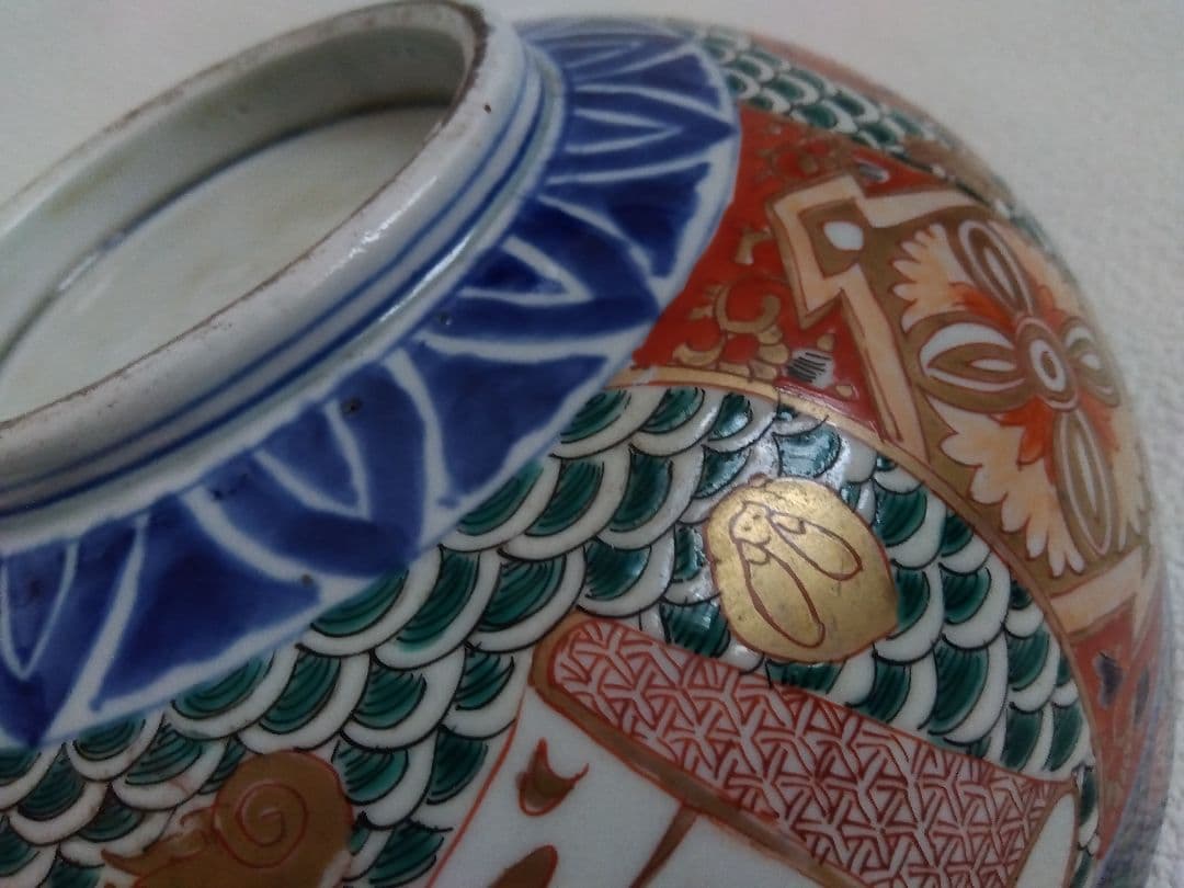 伊万里/有田焼/深鉢/骨董品/アンティーク ②【古伊万里】骨董品 大皿