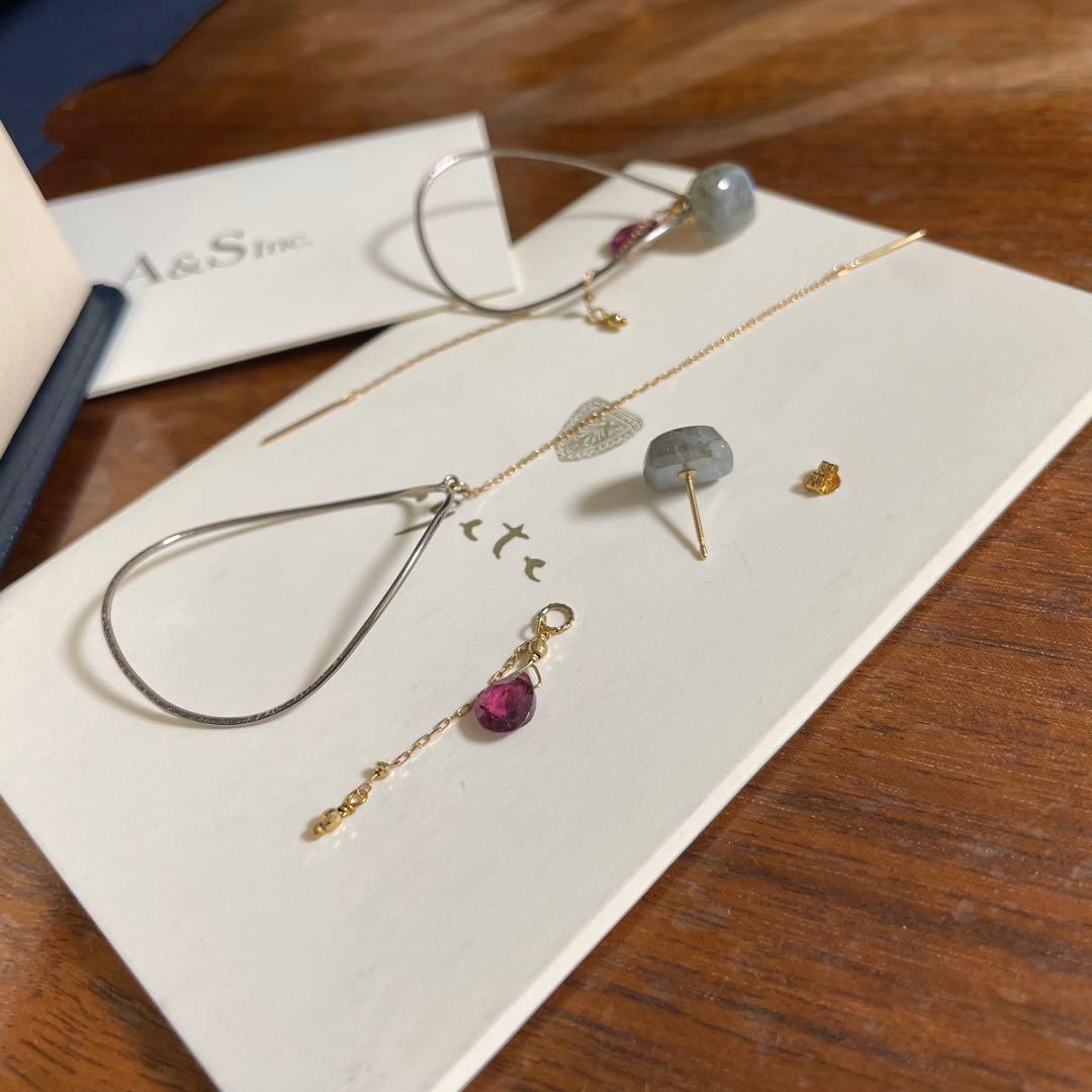 新品 アガット agete 2018ウィンターコレクション 限定 ピアスセット