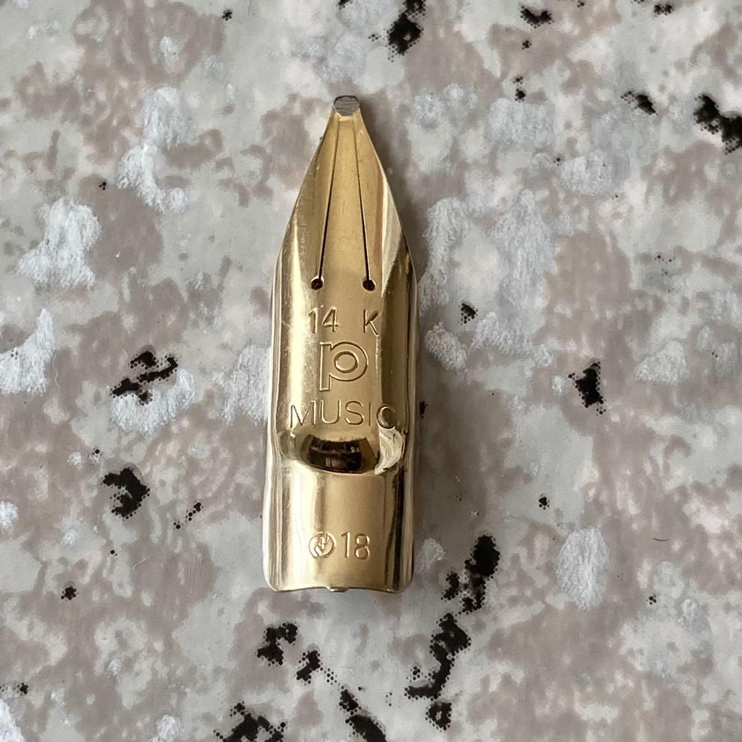 #135 オーバーホール済み 万年筆 プラチナ MUSIC 14k