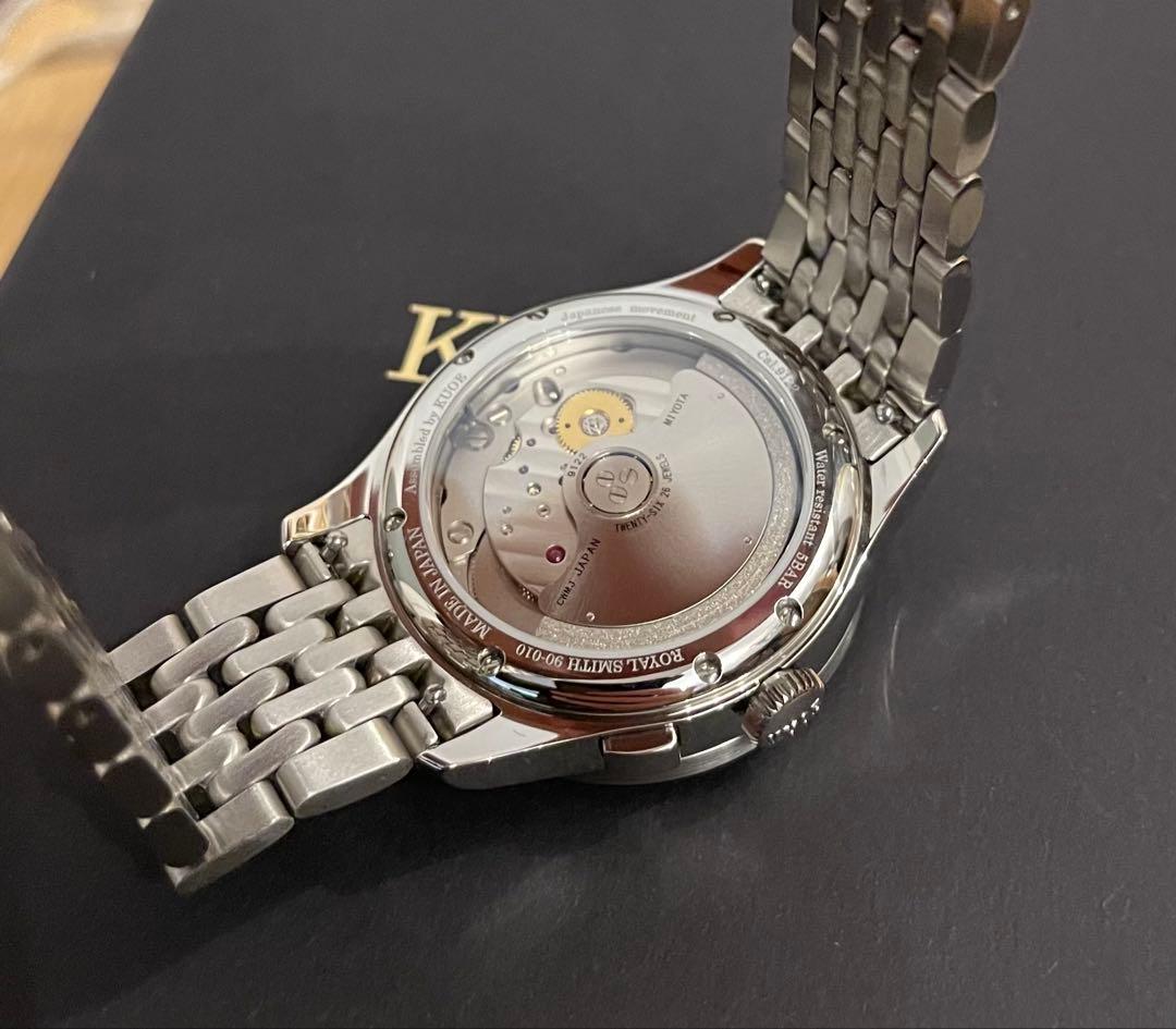 KUOE  SMITH 90-010 自動巻きパンダ×シボ加工ダイヤル