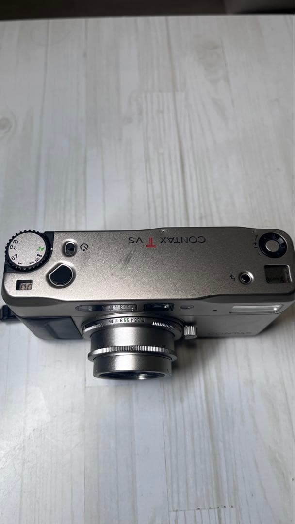 フィルム付けないで確認した】CONTAX Tvs コンパクトカメラ