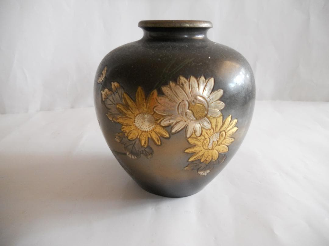 セール アウトレットホビー・楽器・アート - 高岡銅器 銅花瓶 希少