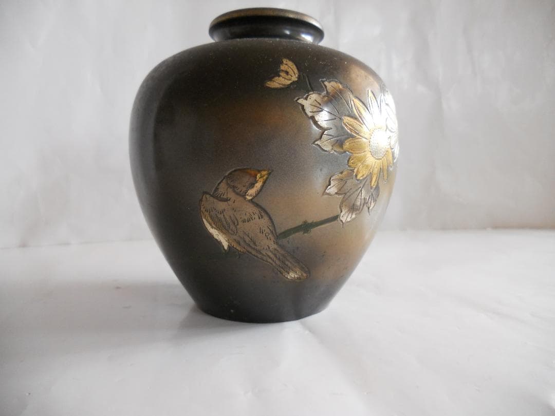 セール アウトレットホビー・楽器・アート - 高岡銅器 銅花瓶 希少