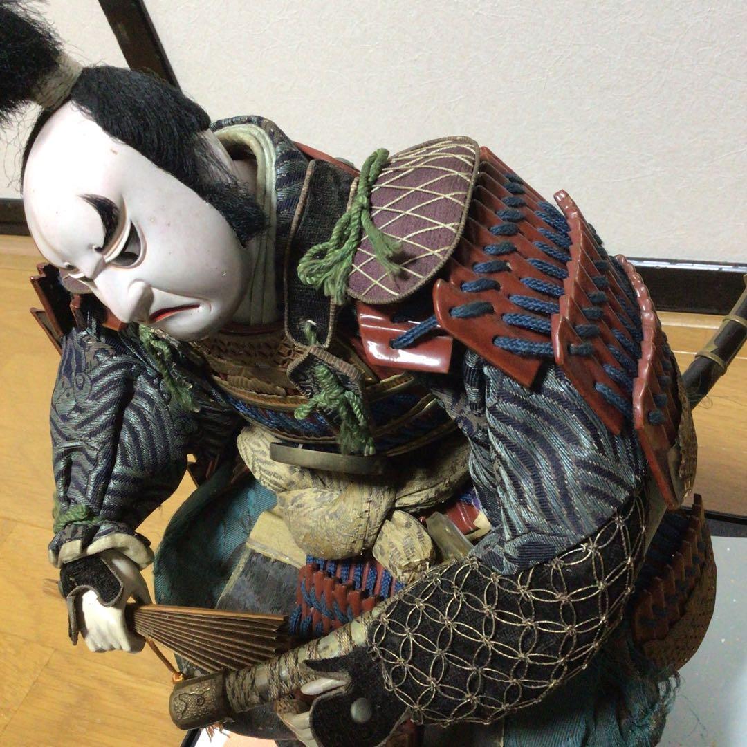 武者人形 五月人形 加藤清正 骨董 アンティーク 江戸 明治 武士 武将 侍