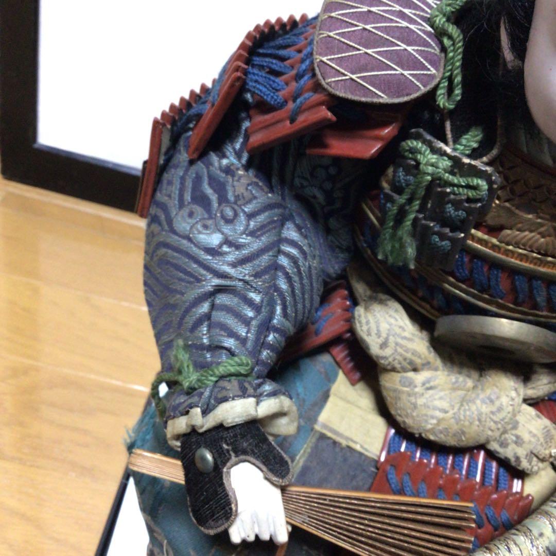 武者人形 五月人形 加藤清正 骨董 アンティーク 江戸 明治 武士 武将 侍