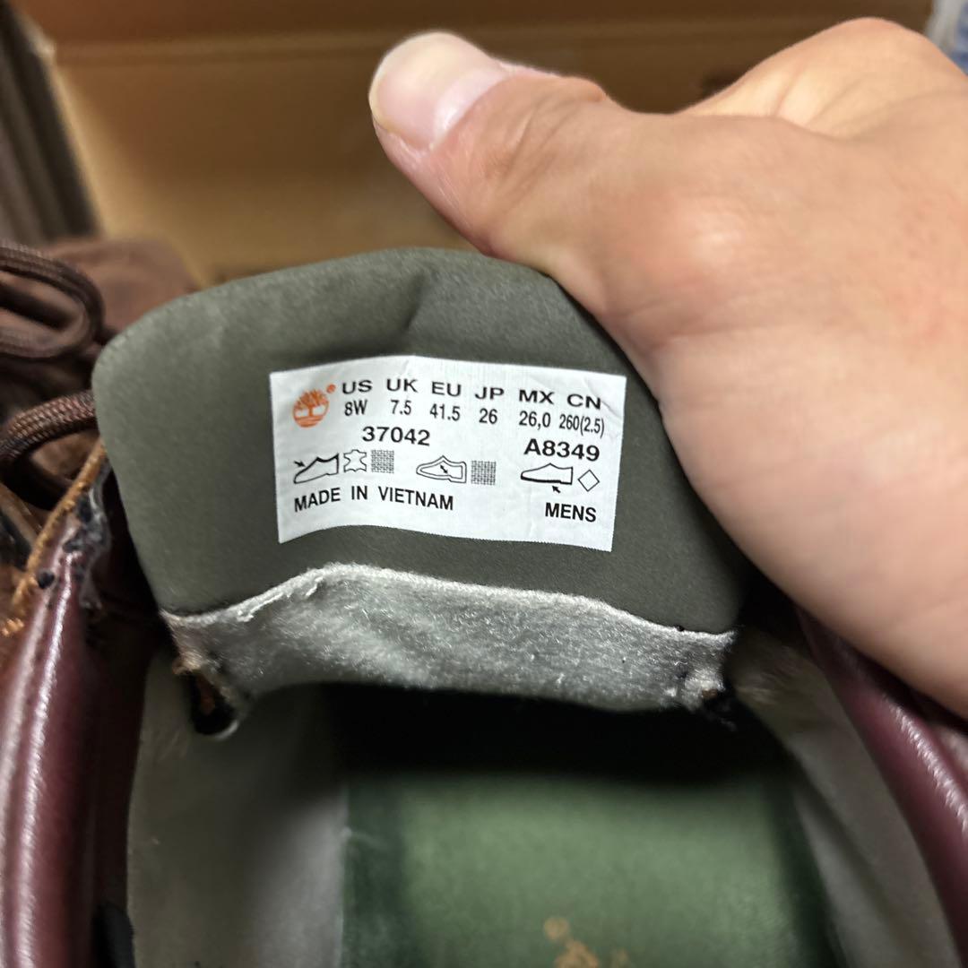 靴 TIMBERLAND HERITAGE GTX MOC TOE 26cm