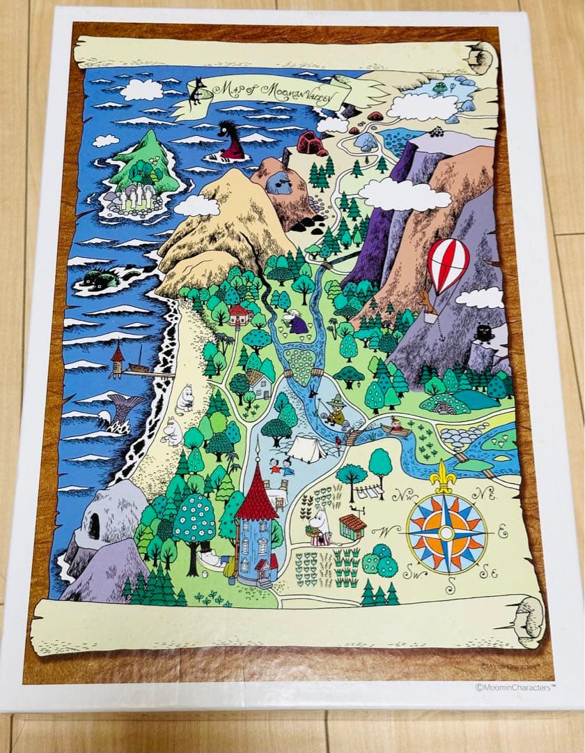 レア ムーミン谷地図・Ⅱ ジグソーパズル 1000ピース - メルカリ