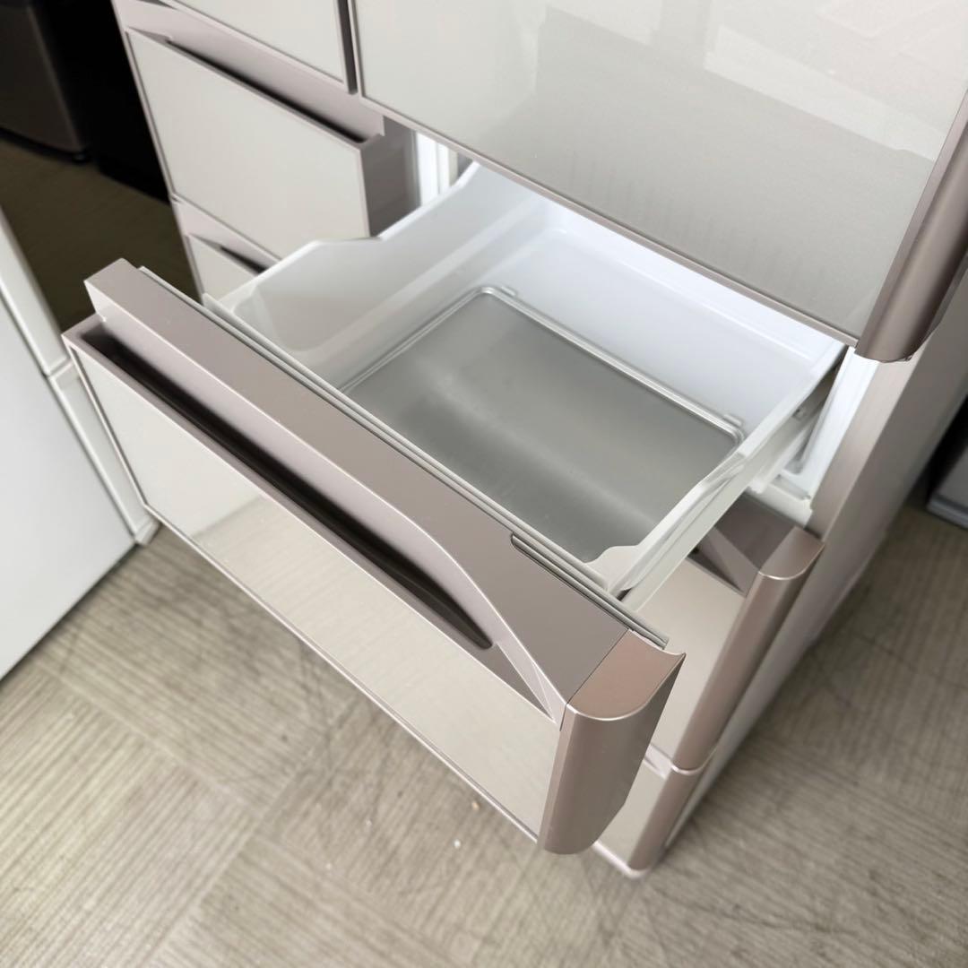 超美品‼️】日立 2019年製 475L 冷凍冷蔵庫 高級ガラスドア 真空チルド