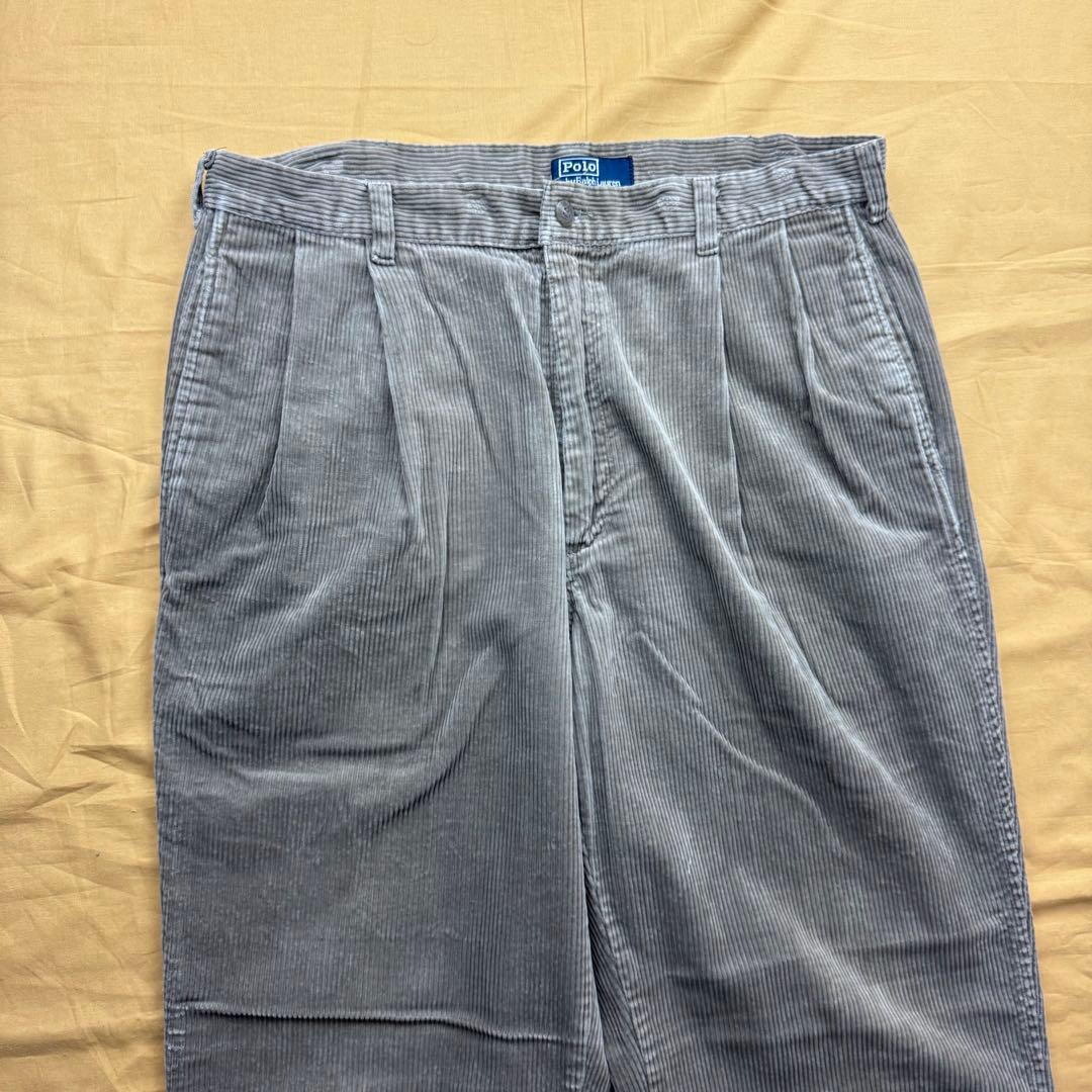ラルフローレン USA製 コーデュロイパンツ 初期タグ ブラウン 80s 90s