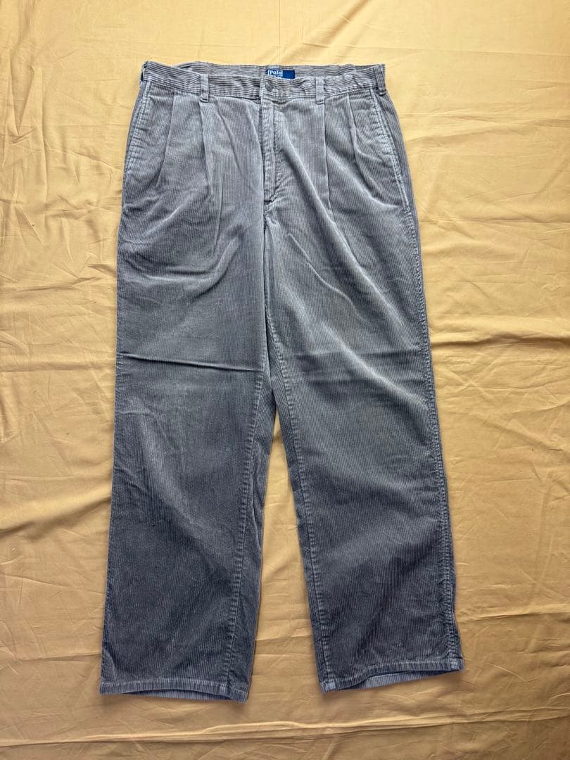 ラルフローレン USA製 コーデュロイパンツ 初期タグ ブラウン 80s 90s