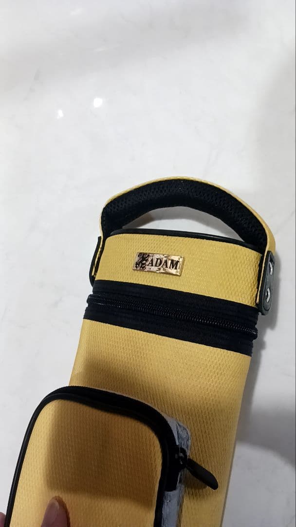 新品未使用ADAM ビリヤードキューケース イエロー