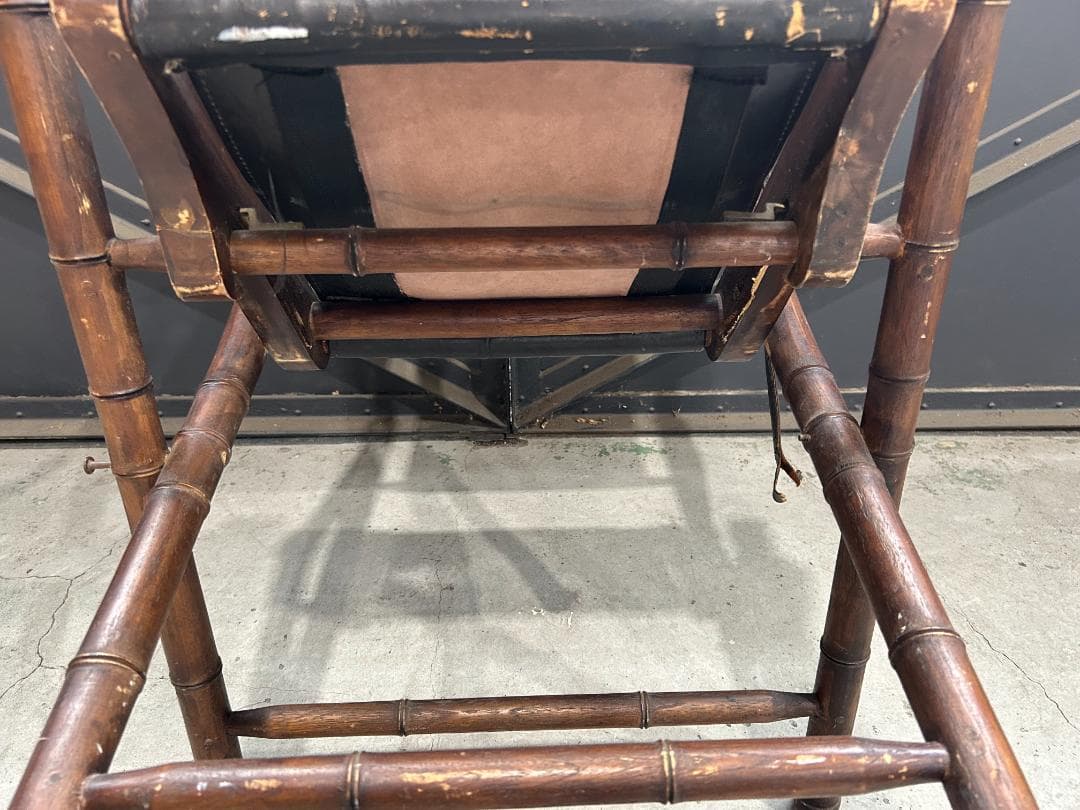 Vintage Folding Chair / フォールディングチェア｜レザー アウトドア