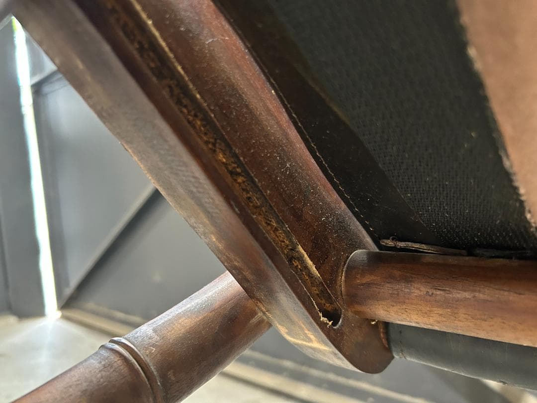 Vintage Folding Chair / フォールディングチェア｜レザー アウトドア