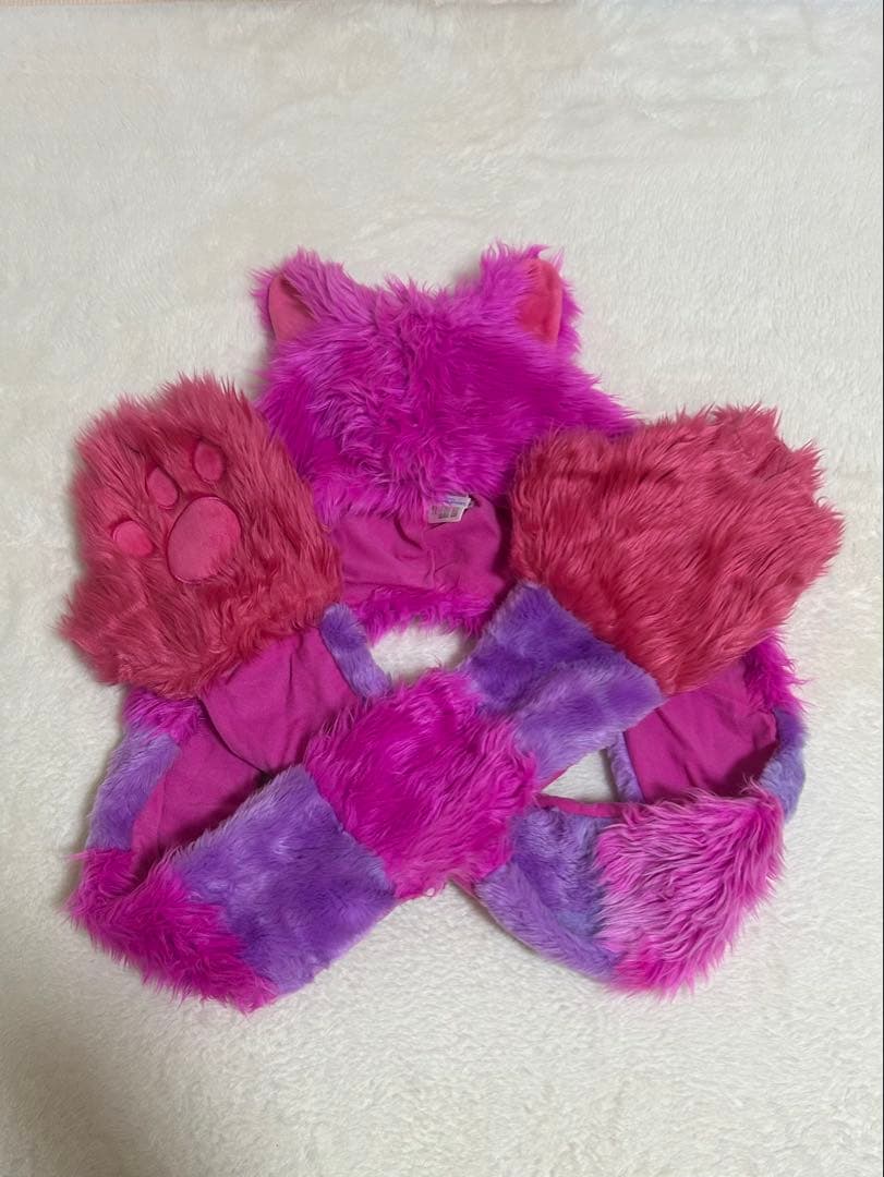 ハムカム】ディズニーリゾート マフラーファンキャップ チェシャ猫