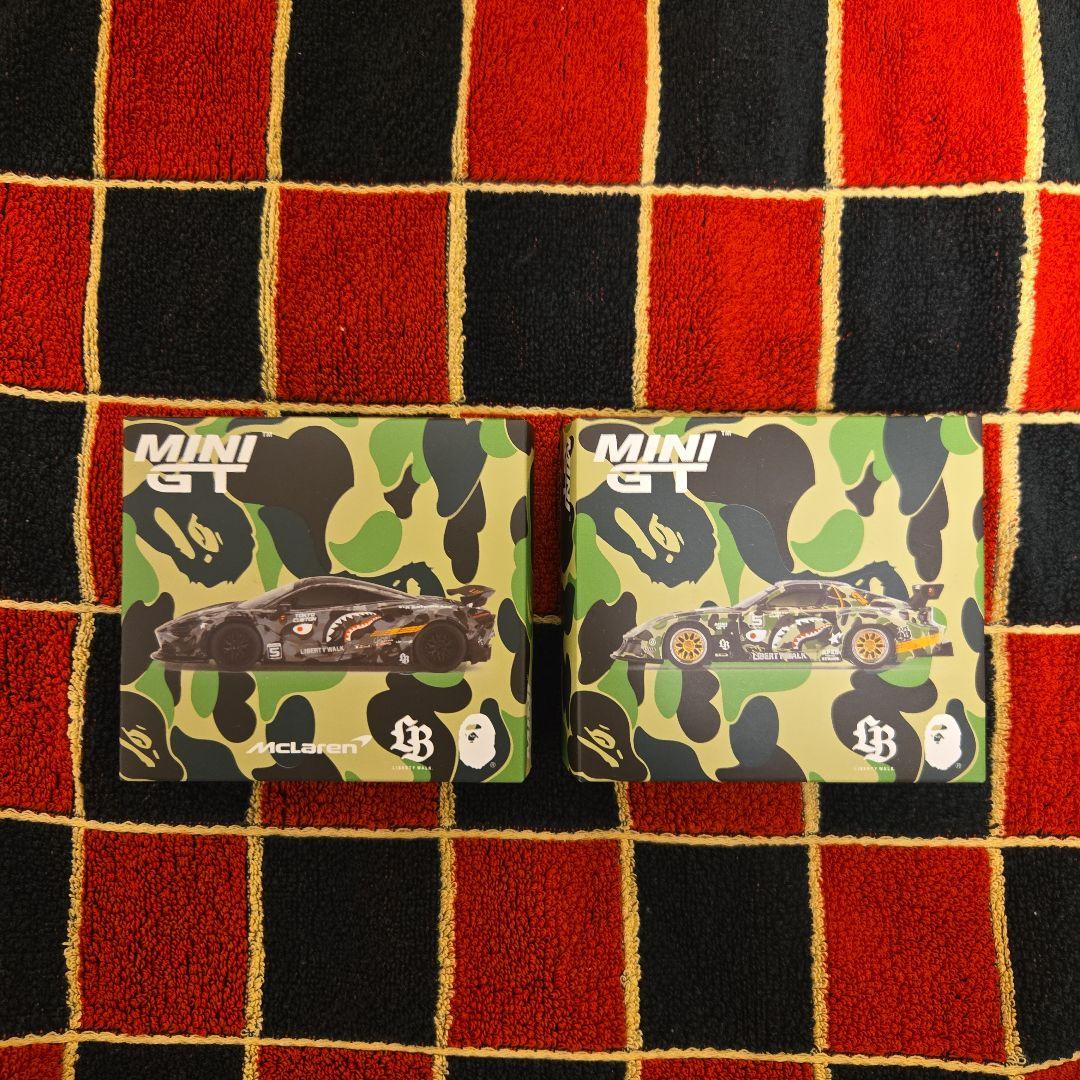 MINIGT BAPE × LIBERTYWALK 2台セット 2台セット MINI GT BAPE LBWK