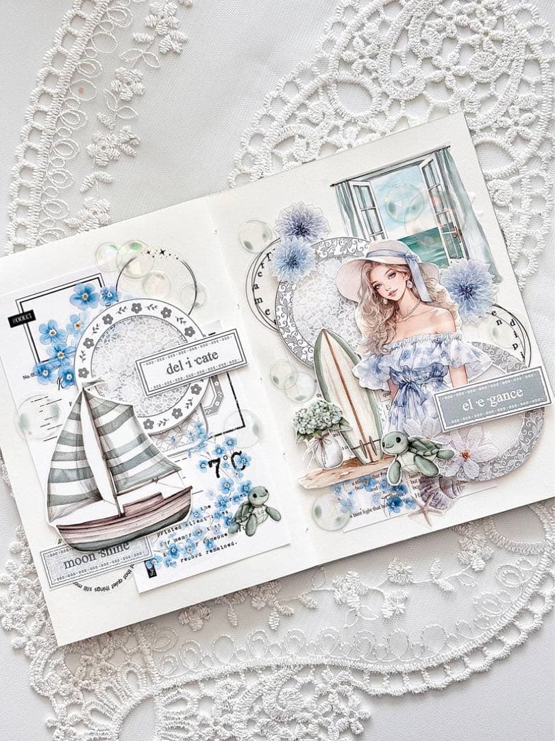 コラージュ素材 紙もの 素材紙 【2548】