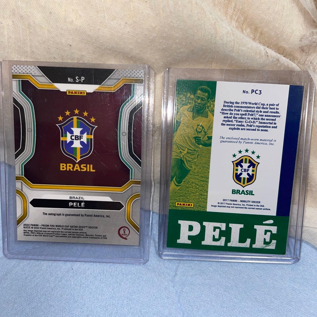 ペレ 直筆サインカード 実使用ジャージカード