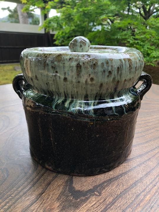 田中佐次郎朝鮮唐津水指茶道具② k