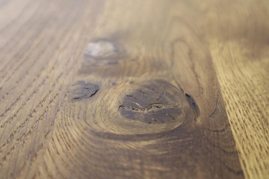 美品 クラッシュゲート 関家具 シンク ダイニング テーブル オーク 無垢材