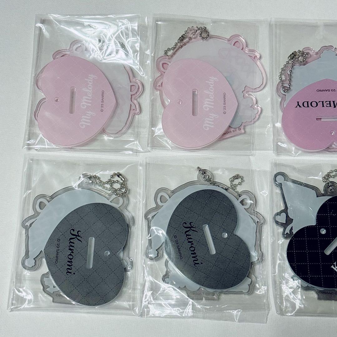 ♡月夜 秘密 真夜中 メロクロ マイメロ クロミ シークレット アクリルスタンド