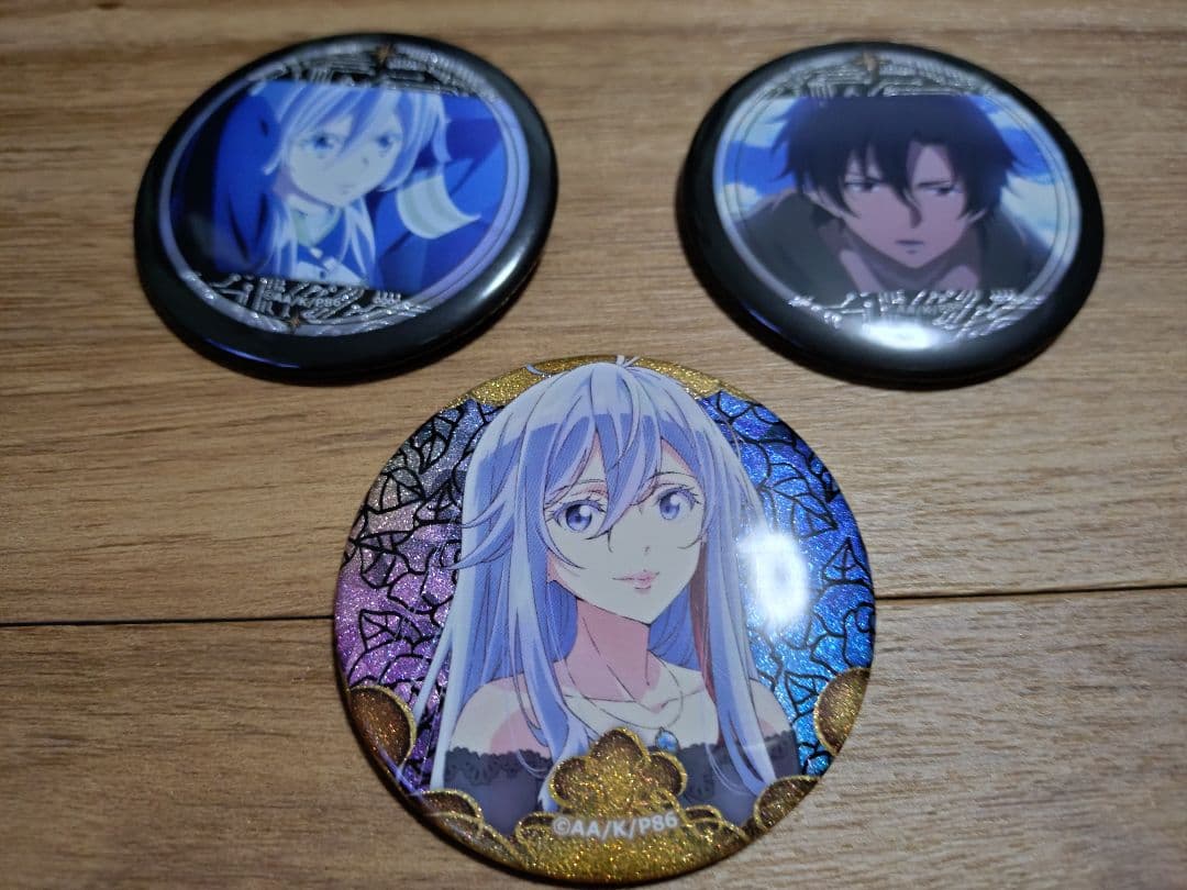 86 エイティシックス シン レーナ 缶バッジ カラオケの鉄人 カラ鉄