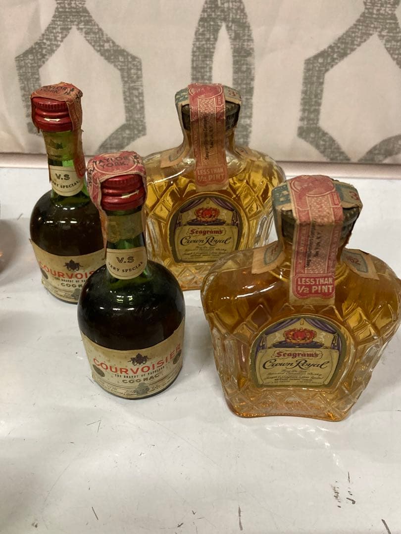 古酒 希少 ミニチュアボトル おまとめ クラウンロイヤル ウィスキー 計