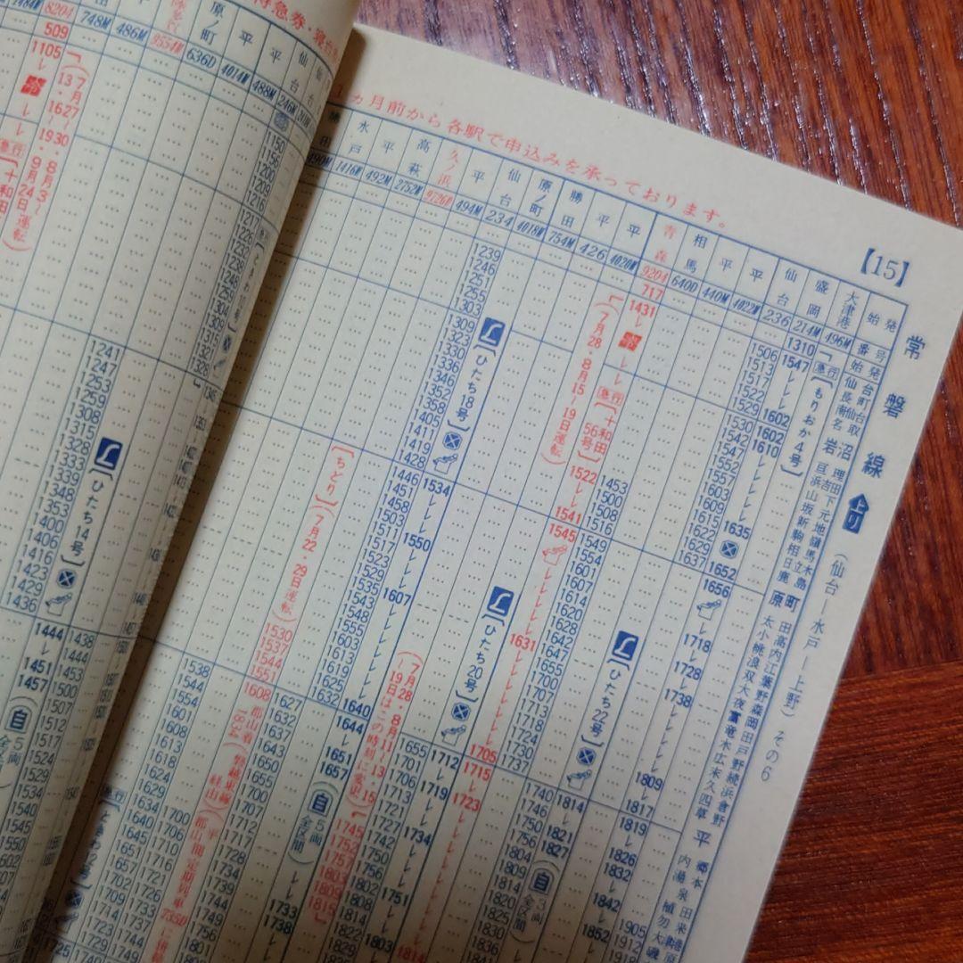 国鉄時刻表１９７９年夏　中古入手困難品