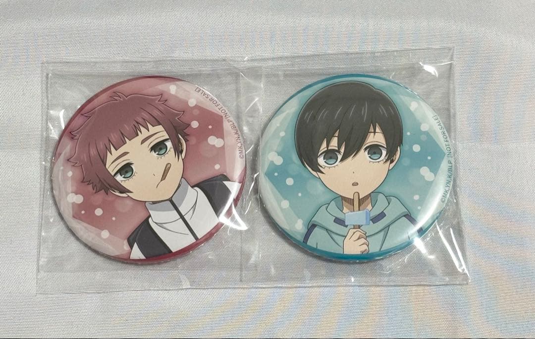 ブルーロック u-20 アニメイト購入特典 糸師凛 糸師冴 缶バッジ